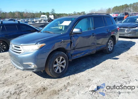 2012 Toyota Highlander Base V6 z USA, uszkodzony, nr VIN 5TDZK3EH3CS062558